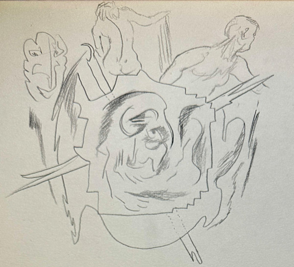 "Hidden Faces and Figures Doodle" named by CLL by Fred Shane, Image 1.