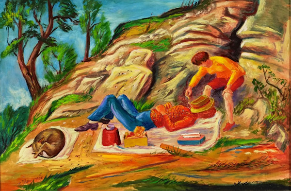 "End of the Siesta" by Fred Shane, Image 1.