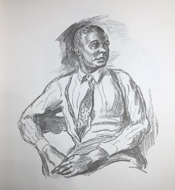 "Portrait: Seated Man with Tie" named by CLL by Fred Shane