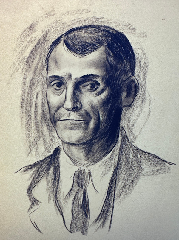 "Portrait: Man with Thin Lips" named by CLL by Fred Shane, Image 1.