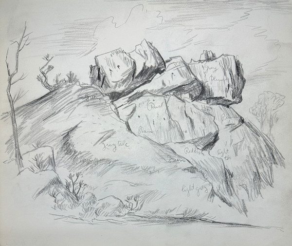 "Rugged Rocky Mountain" named by CLL by Fred Shane, Image 1.
