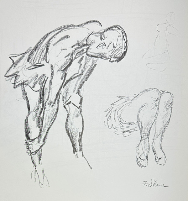 "Figure Study: Ballet Dancer" by Fred Shane, Image 1.