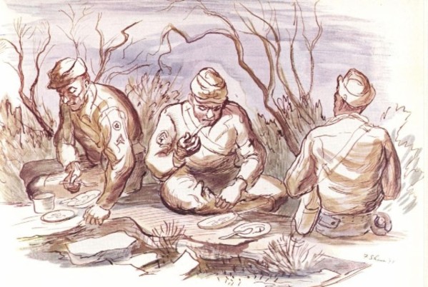 "War - Time for Chow" by Fred Shane
