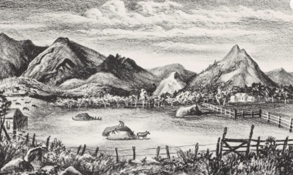 "Hayfield in the Rockies" by Fred Shane, Image 1.