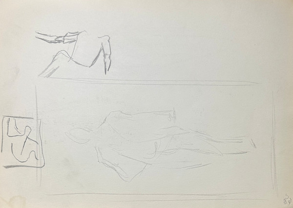 "Figure Sketch, Rough" named by CLL by Fred Shane, Image 1.