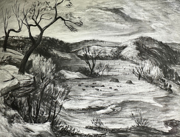 "View Above the Hinkson (just outside Columbia, MO)" by Fred Shane, Image 1.