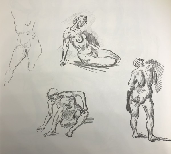 "Female Nude Studies" by Fred Shane, Image 1.