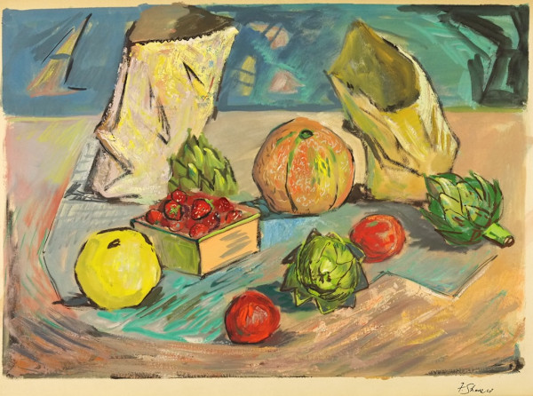 "Still Life With Artichokes" by Fred Shane, Image 1.