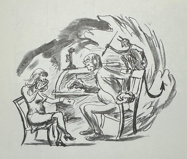 "Perils of the Professor" by Fred Shane, Image 1.