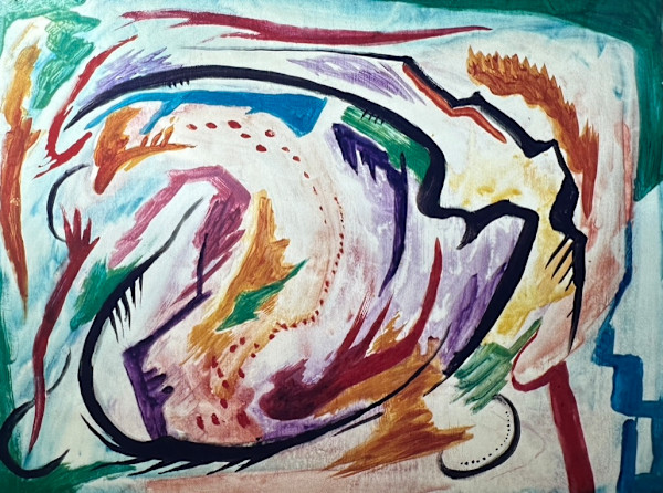 "Abstract with a Hand" named by CLL by Fred Shane, Image 1.