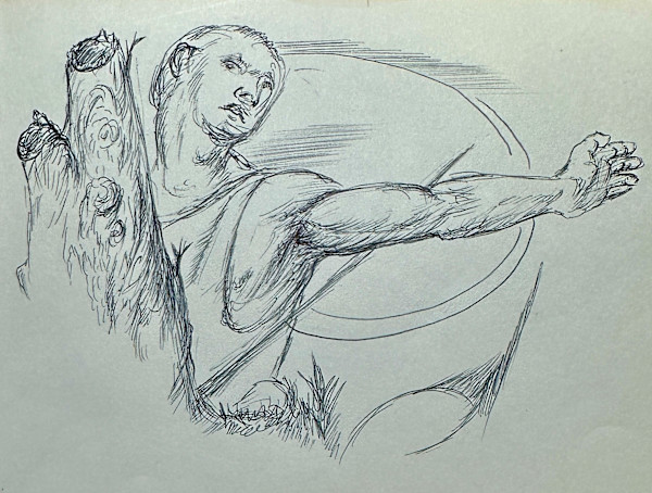 "Man With Outstretched Arm" named by CLL by Fred Shane, Image 1.