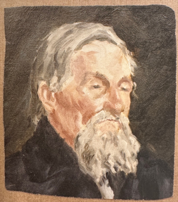 "Portrait: Man with Beard Gazing Right" named by CLL by Fred Shane, Image 1.