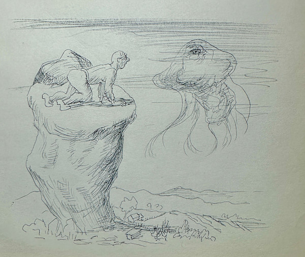 "View from on High, The, Sketch" by Fred Shane, Image 1.