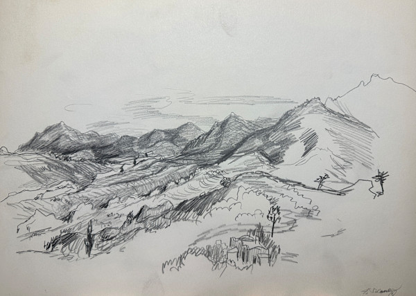 "View of Distant Mountains and Hills" named by CLL by Fred Shane, Image 1.