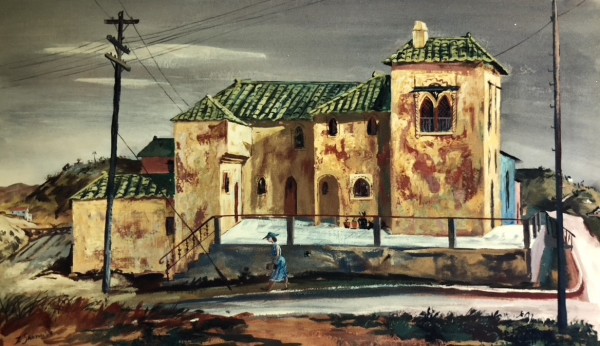 "Old House, Venice, CA" named by CLL by Fred Shane, Image 1.
