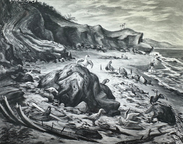 "Rocks and Gulls" by Fred Shane, Image 2.