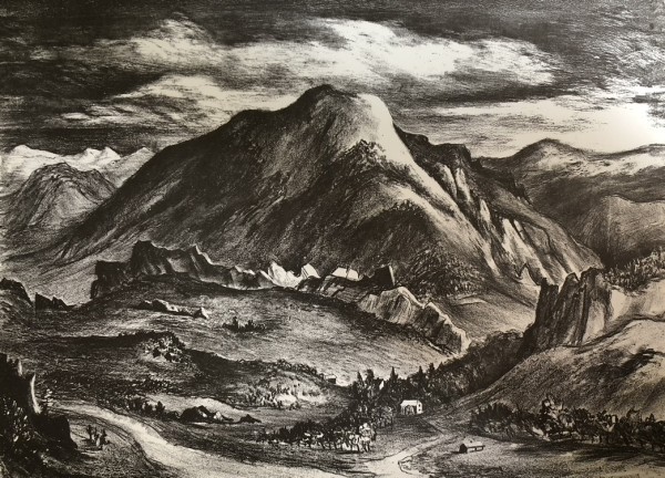 "Mountain Landscape, CO" named by CLL by Claudia Lohnes, Image 1.