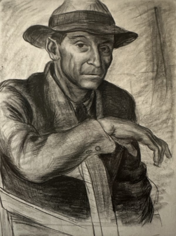 "Portrait of a Man with Direct Gaze" named by CLL by Fred Shane, Image 1.