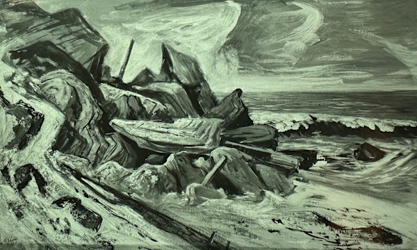 "California Rocky Beach" named by CLL by Fred Shane, Image 1.