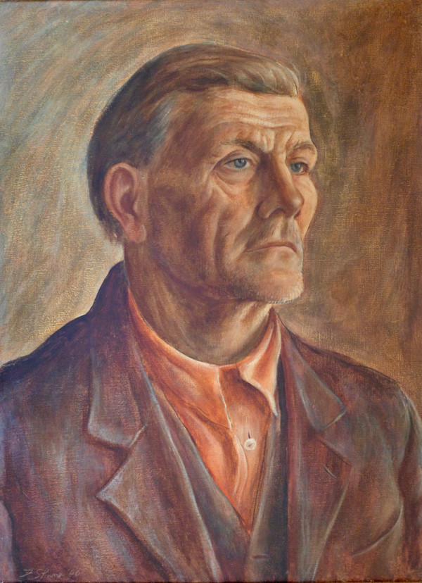 "Portrait of Man In Orange Shirt" by Fred Shane, Image 1.