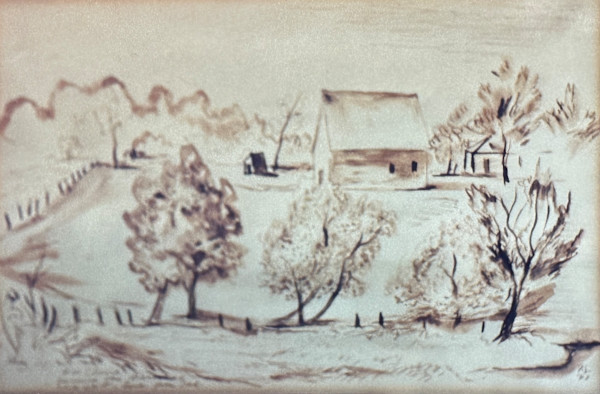 "Farmhouse and Homestead" named by CLL by Fred Shane, Image 1.