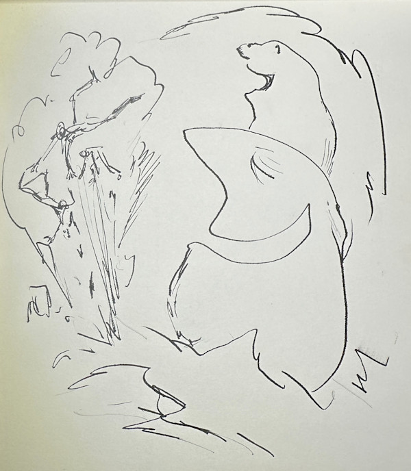 "Dark Laughter" named by CLL by Fred Shane, Image 1.