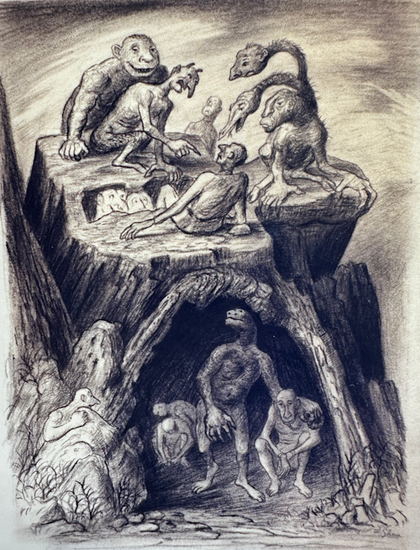 "Captive in the Cave, The" named by CLL by Fred Shane, Image 1.