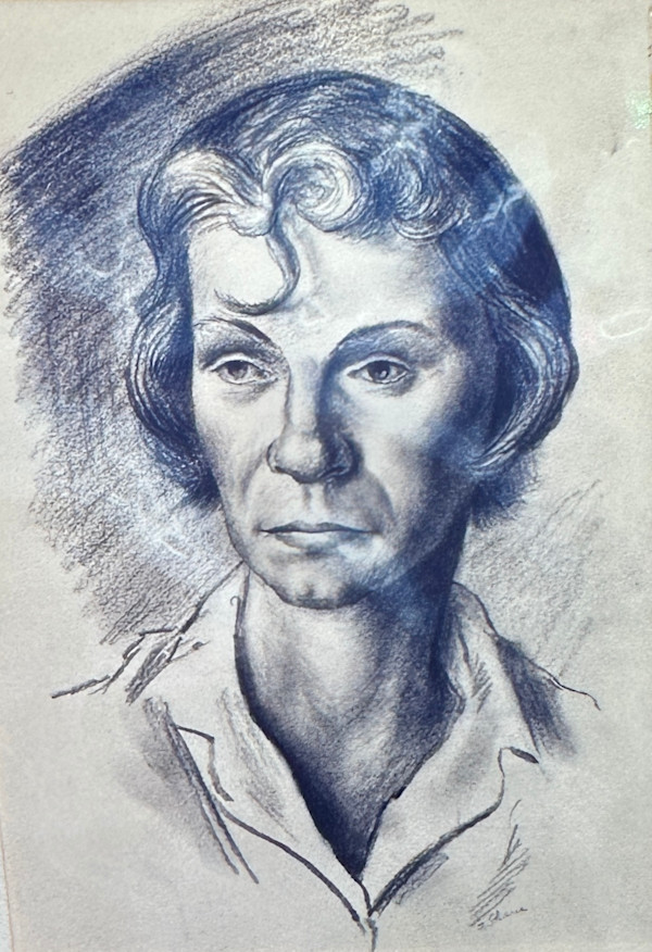 “Portrait: Woman with a Curl” named by CLL by Fred Shane, Image 1.