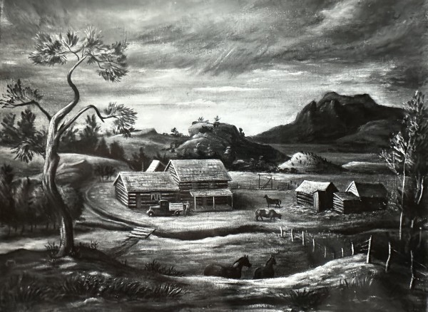 "Farm with Morning Light" named by CLL by Fred Shane, Image 1.
