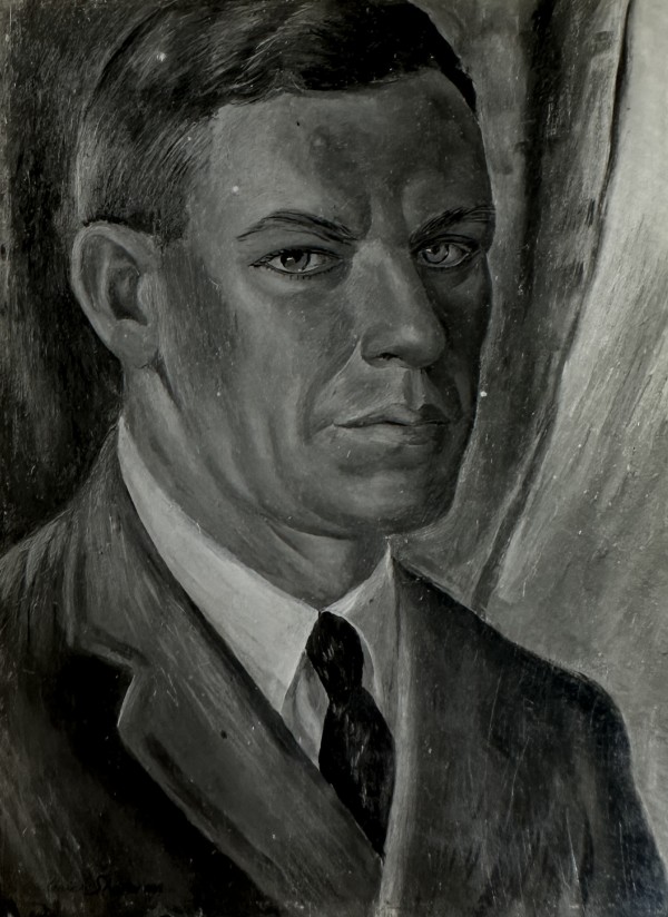 "Portrait: Professor John Hanna of Columbia University, NY" by Fred Shane, Image 1.