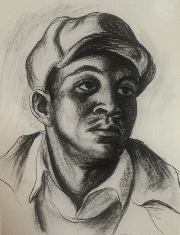 "Portrait: Arthur Vanes" Study for "Coon Hunter" by Fred Shane, Image 1.