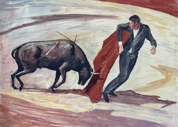 "Bull Fight" named by CLL by Fred Shane, Image 1.
