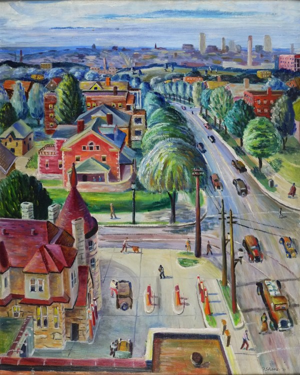 "View from the Studio, Kansas City" by Frederick Emmanuel  Shane aka "Fred Shane", Image 1.