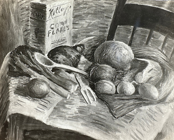 "Still Life: Kellogs Corn Flakes" named by CLL by Fred Shane, Image 1.
