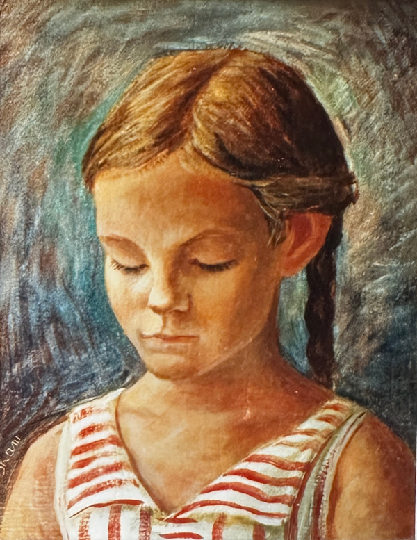"Portrait: Claire Shane - Artist's daughter" by Fred Shane, Image 1.