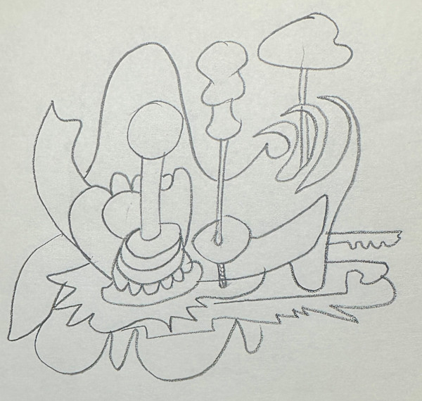 "Tiny Doodle Sketch" named by CLL by Fred Shane, Image 1.