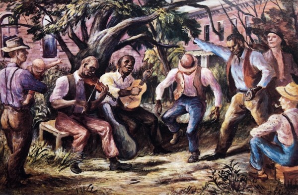"Missouri Musicians" painting by Fred Shane, Image 1.