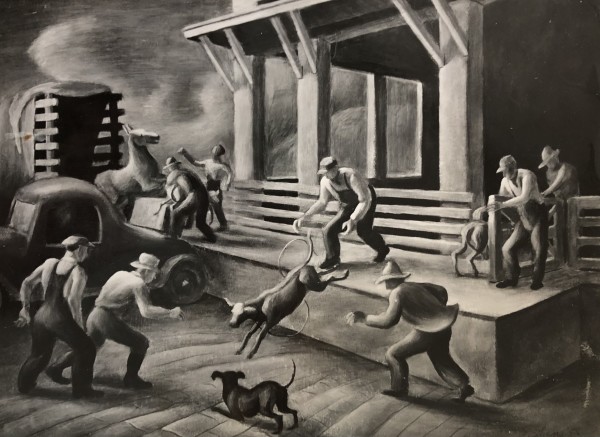 "Runaway Heifer, The" by Fred Shane, Image 1.