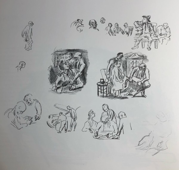 "Vignette Sketches: People in Action" named by CLL by Fred Shane, Image 1.