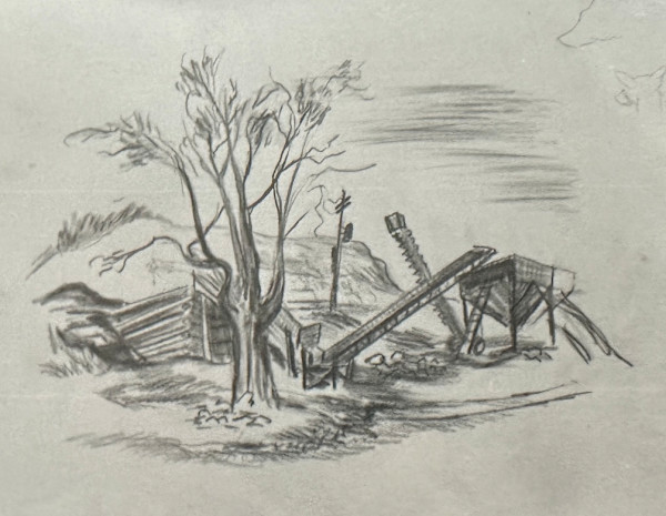 "Cement Quarry?" named by CLL by Fred Shane, Image 1.