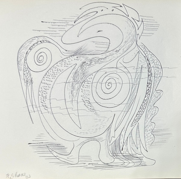 "Birdman Doodle" named by CLL by Fred Shane, Image 1.