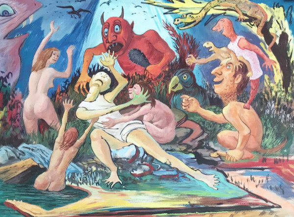 "Temptation of Saint Anthony" by Fred Shane, Image 1.