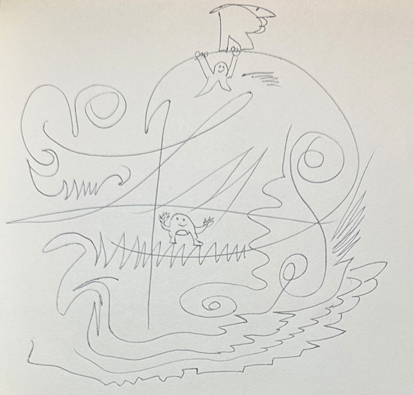 "Doodle with Tiny Figures" named by CLL by Fred Shane, Image 1.