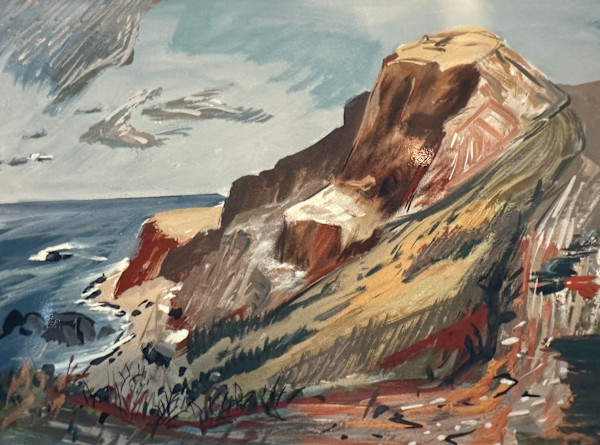 "Rocky Cliffs on the Ocean" named by CLL by Fred Shane, Image 1.