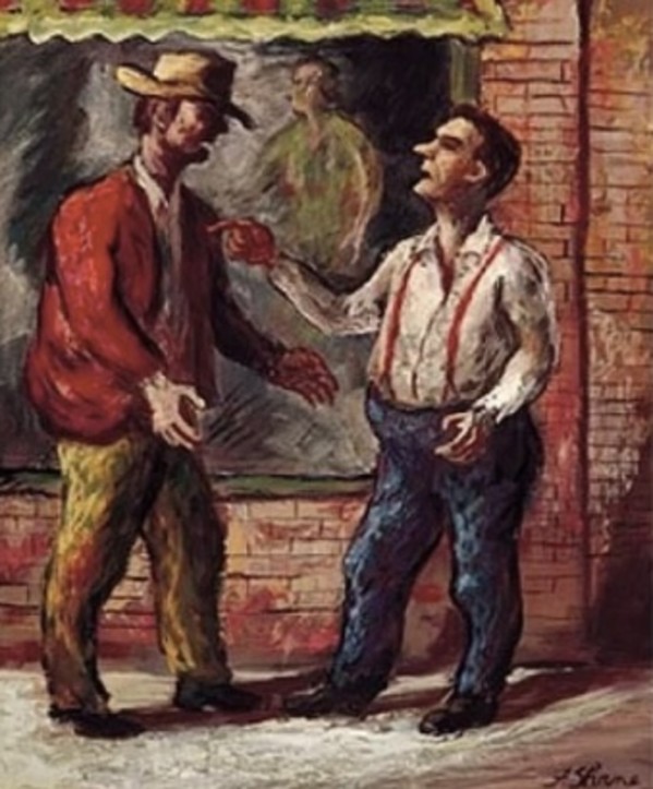 "Altercation, The" by Fred Shane, Image 1.
