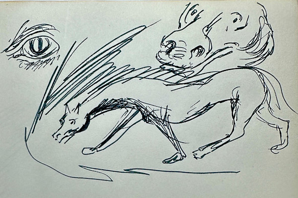 "Zoo Animals Sketch" named by CLL by Fred Shane, Image 1.
