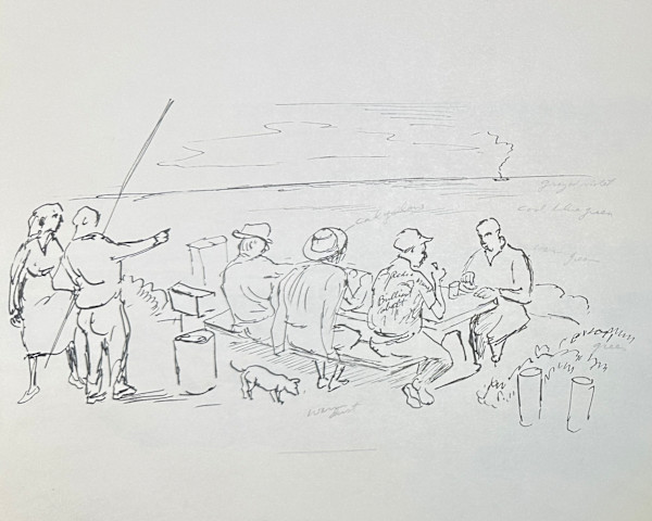 "Picnic, The" named by CLL by Fred Shane, Image 1.