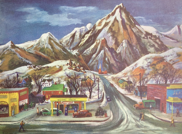 "Winter Landscape: Mount Whitney Christmas" by Fred Shane, Image 1.