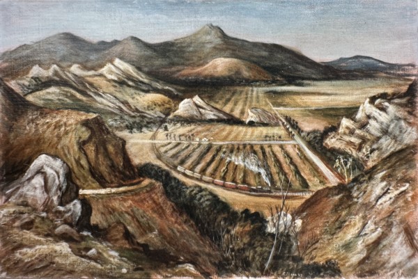 "Valley with a Distant Train" named by CLL by Fred Shane, Image 2.