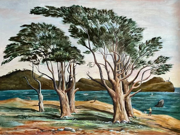 "Cypress Trees near Monterey" named by CLL by Fred Shane, Image 1.